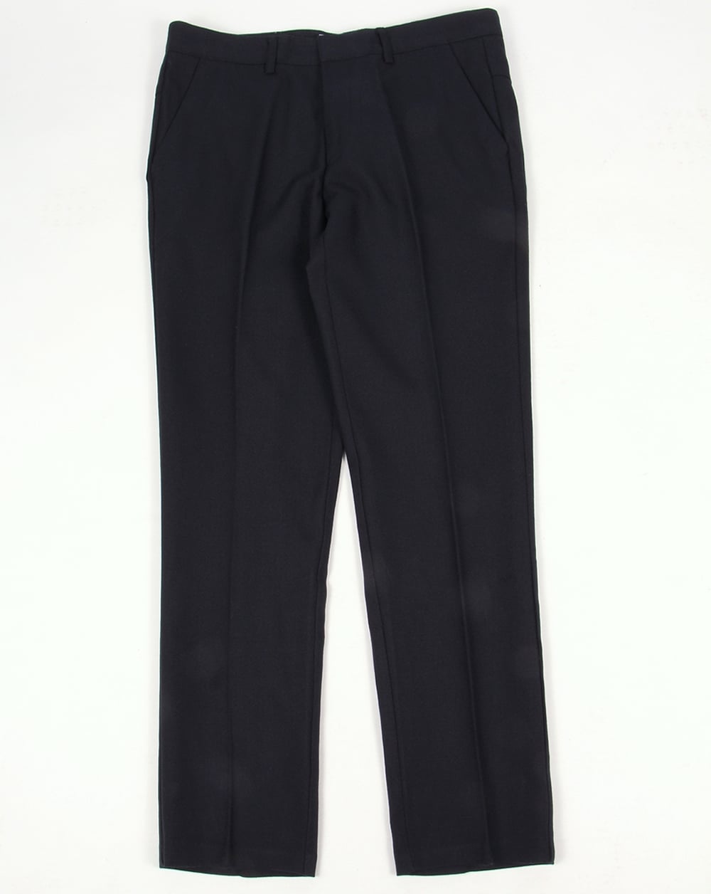 Farah 80s Classic Hopsack Trousers Navy