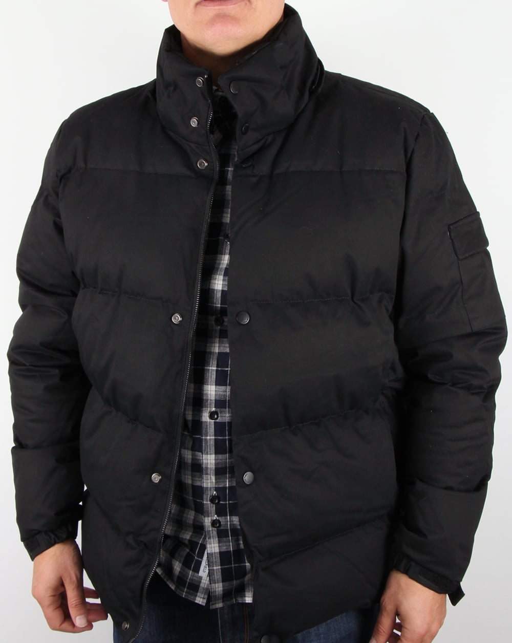Bellfield Orsted Padded Hooded Jacket Black