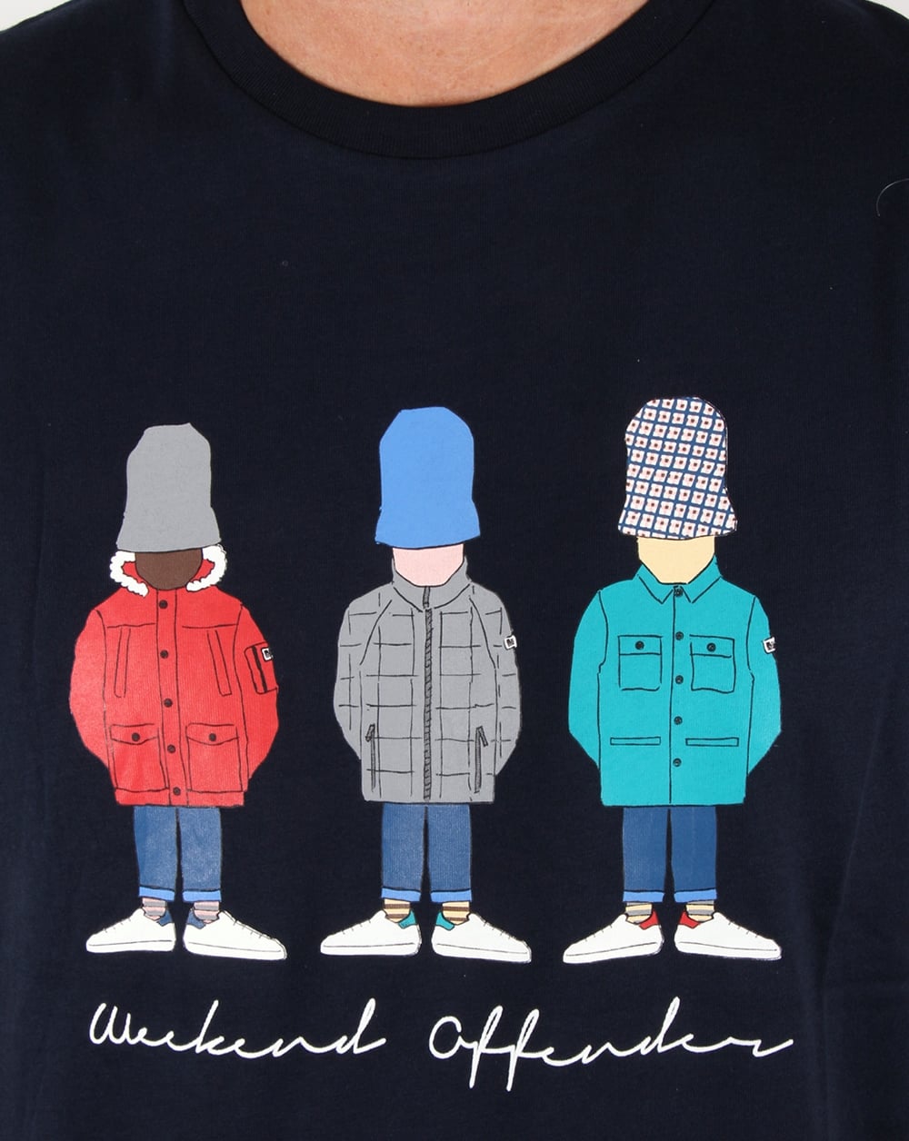 Weekend Offender Casual Men T Shirt Navy