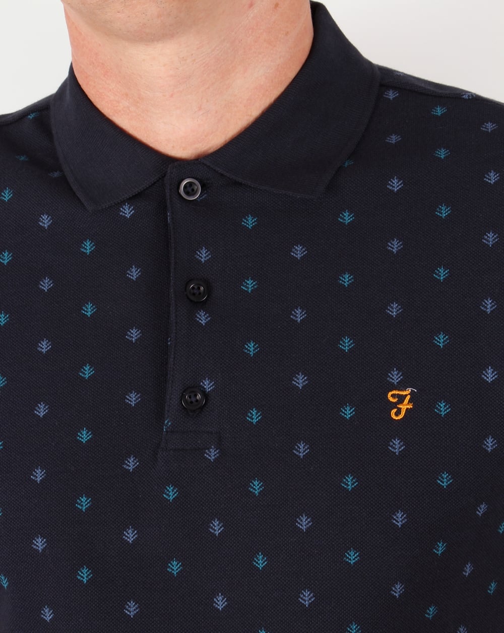 Farah Brady Polo Shirt Navy
