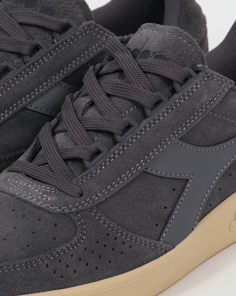 Diadora B. Elite Suede Trainers Steel Grey