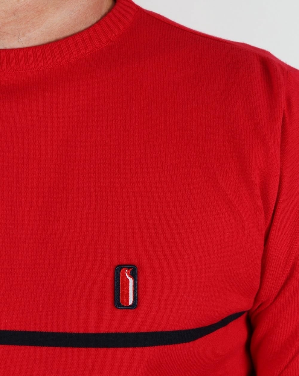 Ellesse Penguin Bormio Cotton Jumper Red