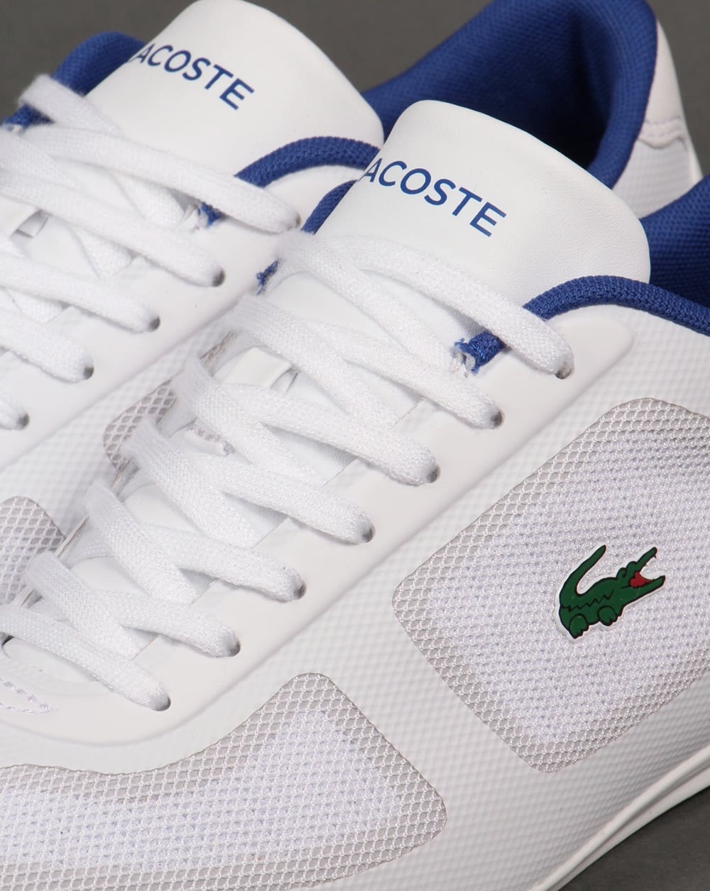 Lacoste Misano Evo Trainers White/Blue