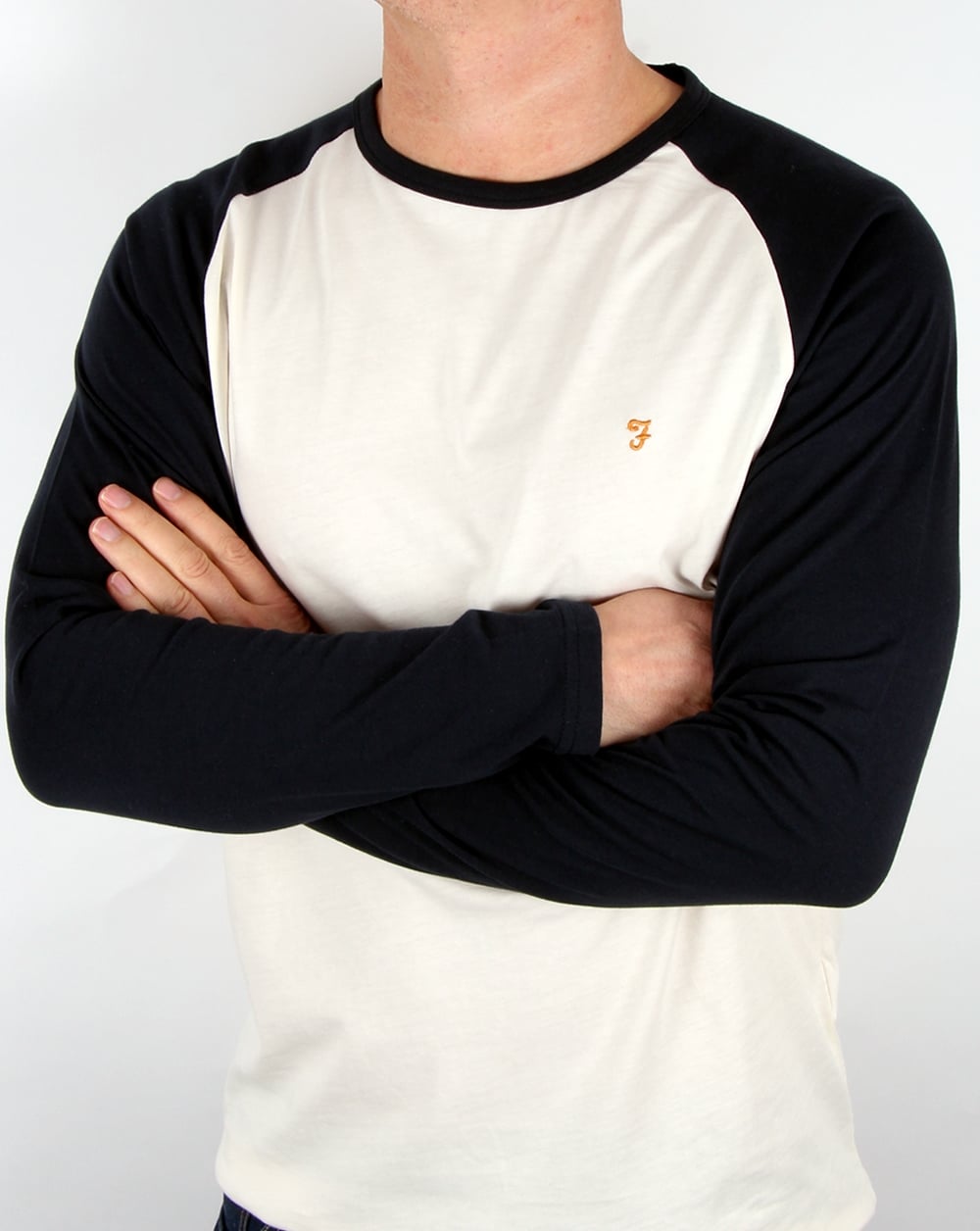 Farah Zemlak Raglan T Shirt True Navy
