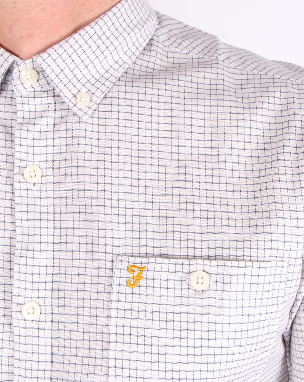 Farah Webber Shirt Ecru