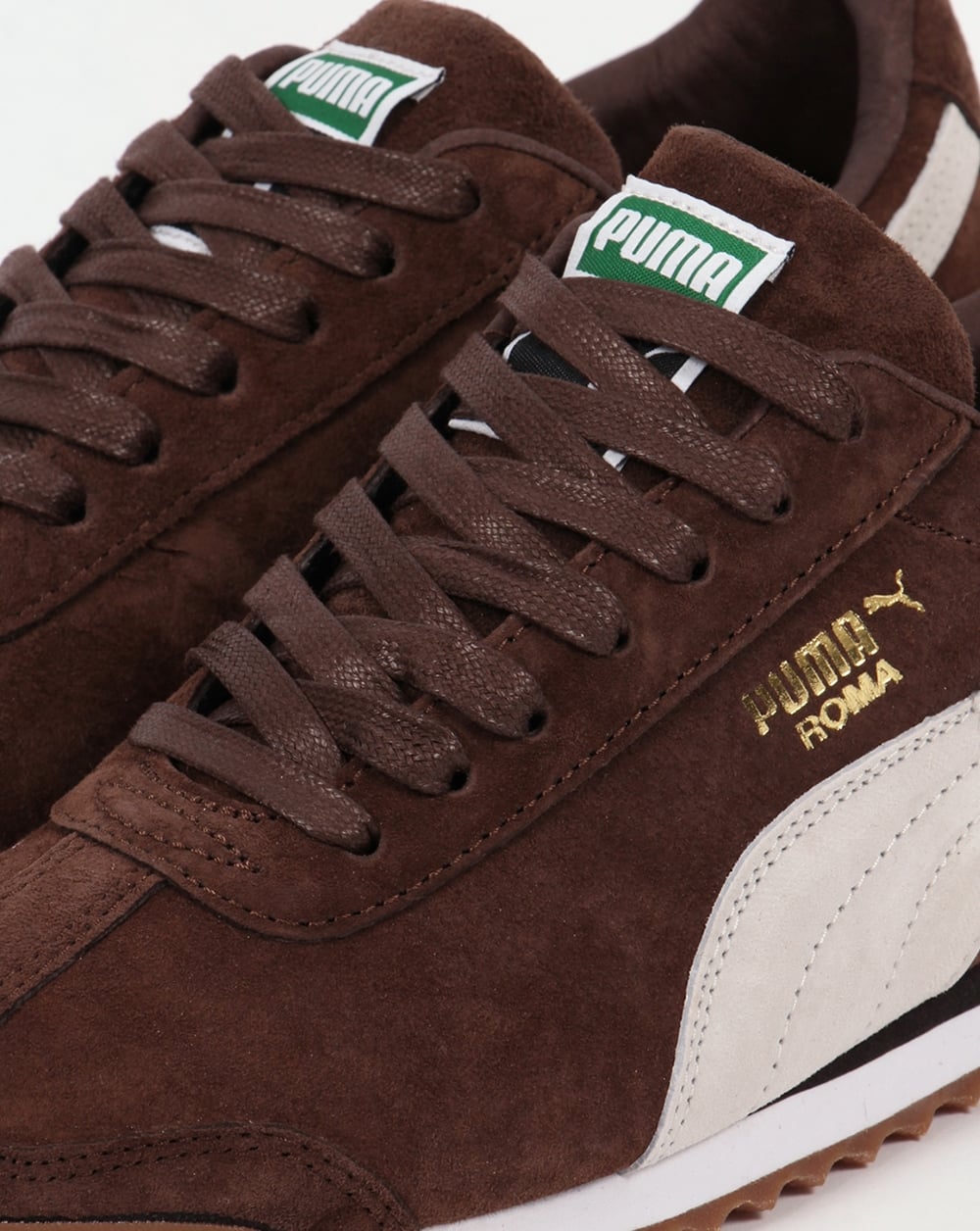 Puma Roma Trainers Brown/White