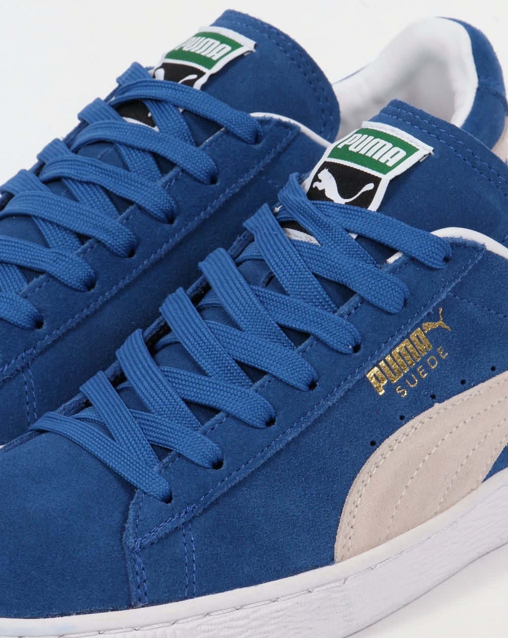 Puma Suede Classic Trainers Olympia Blue/White
