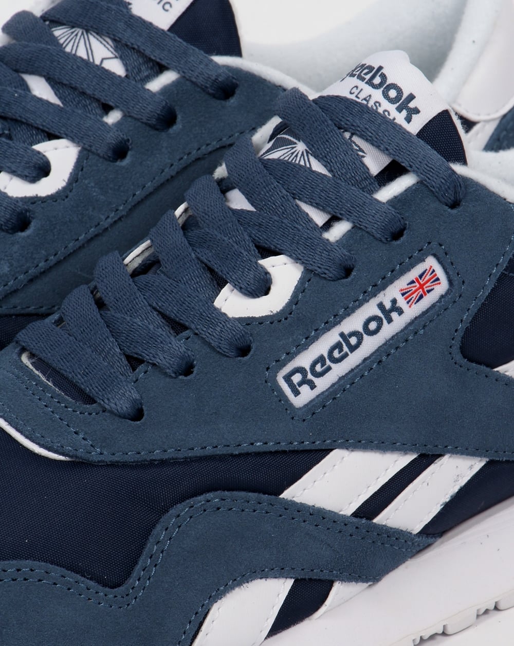 Reebok Classic Nylon Trainers Brave Blue/White