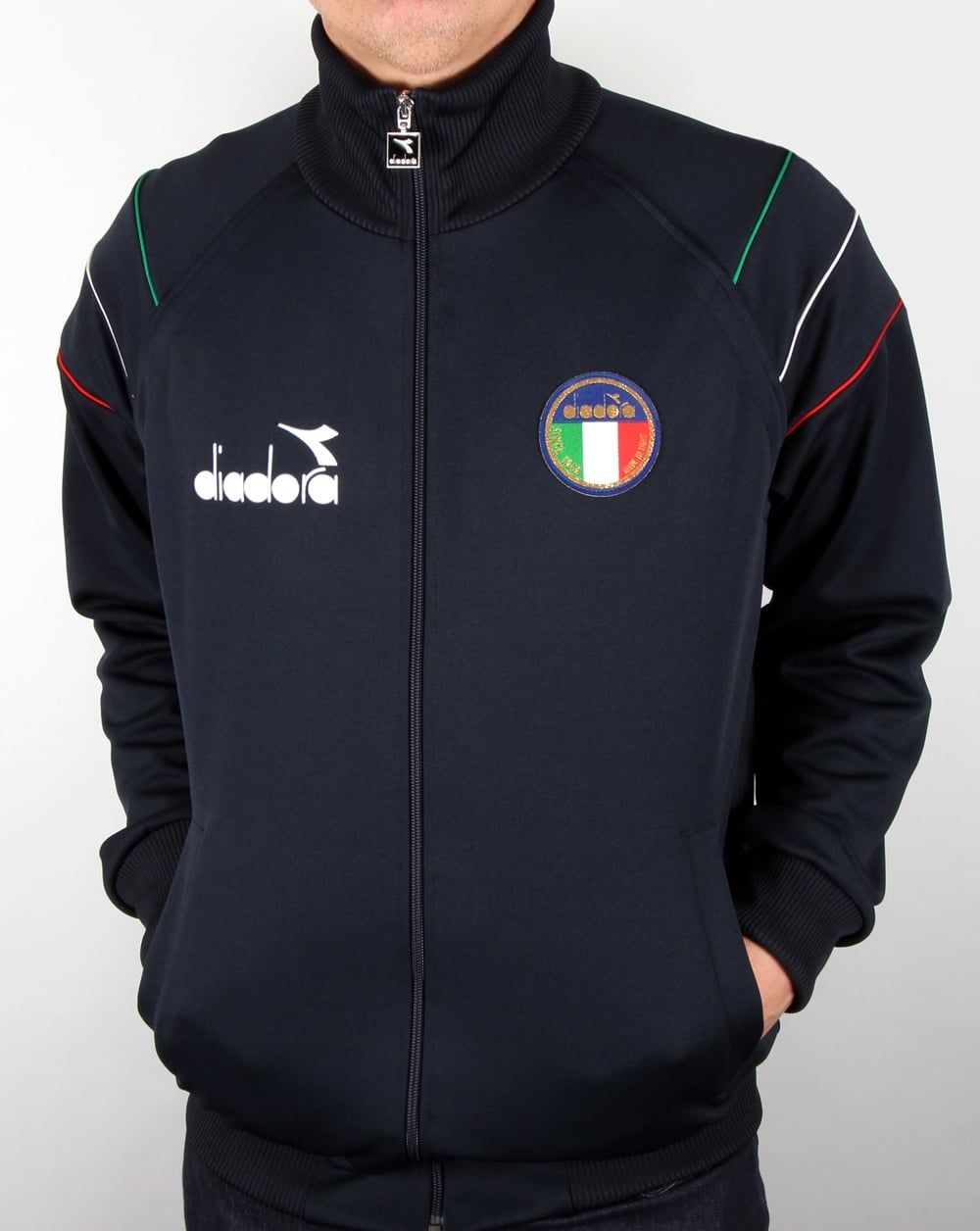 Diadora Italia 80s Track Top Blue Corsair