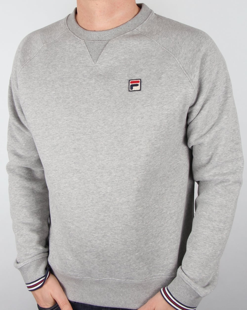 Fila Vintage Pozzi Sweatshirt Heather Grey