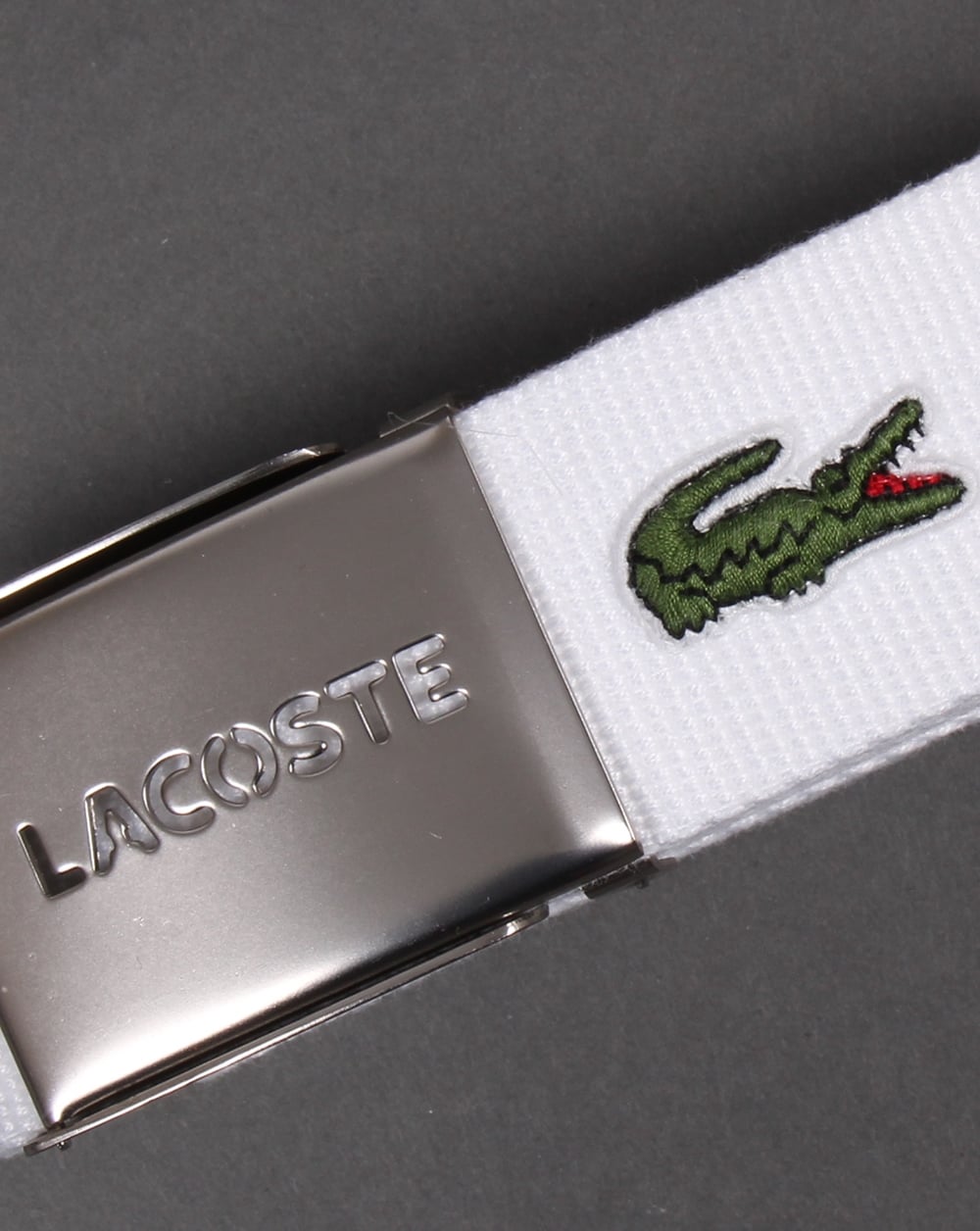 Lacoste Belt Gift Box White