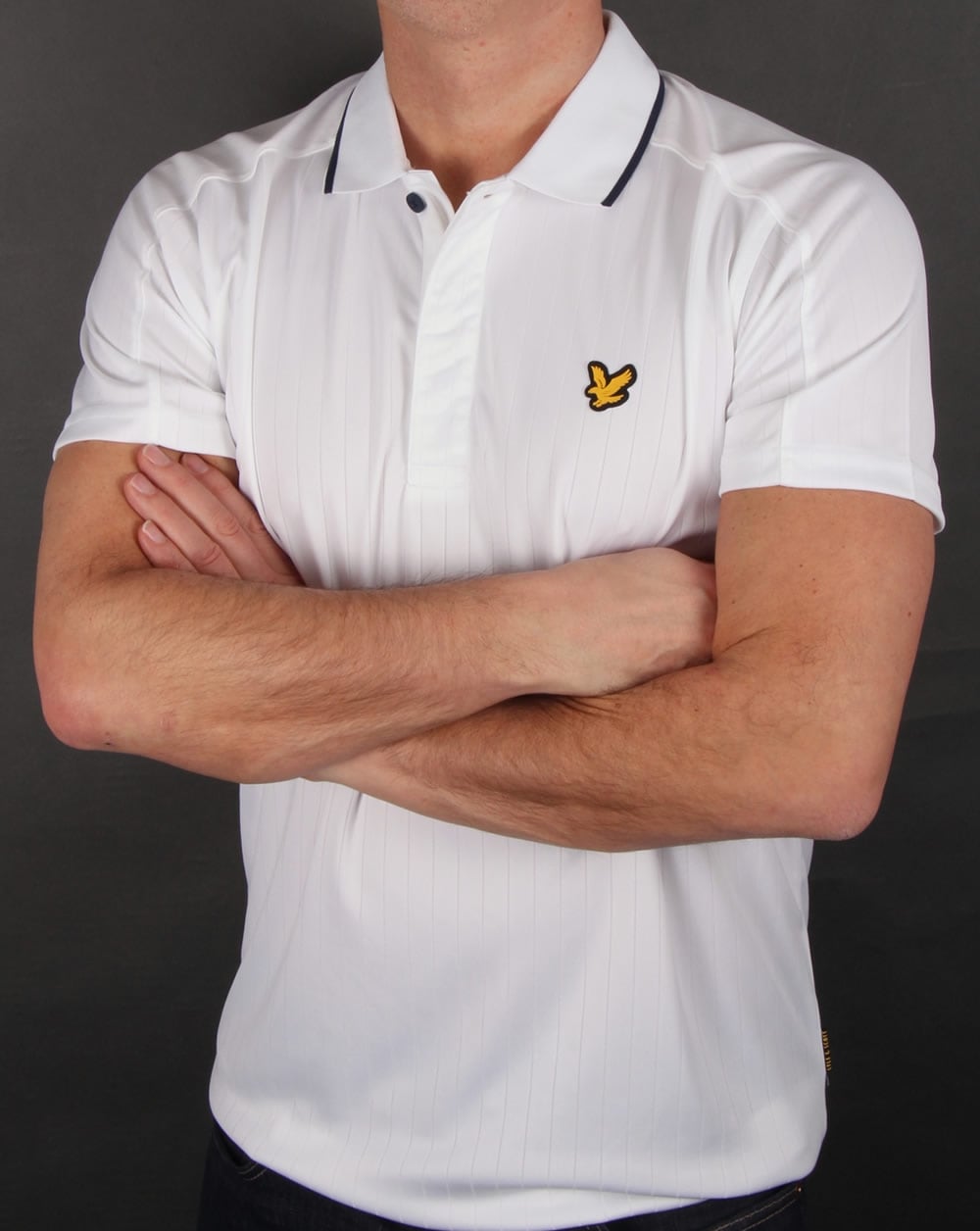 Lyle And Scott Active Banks Polo Shirt White