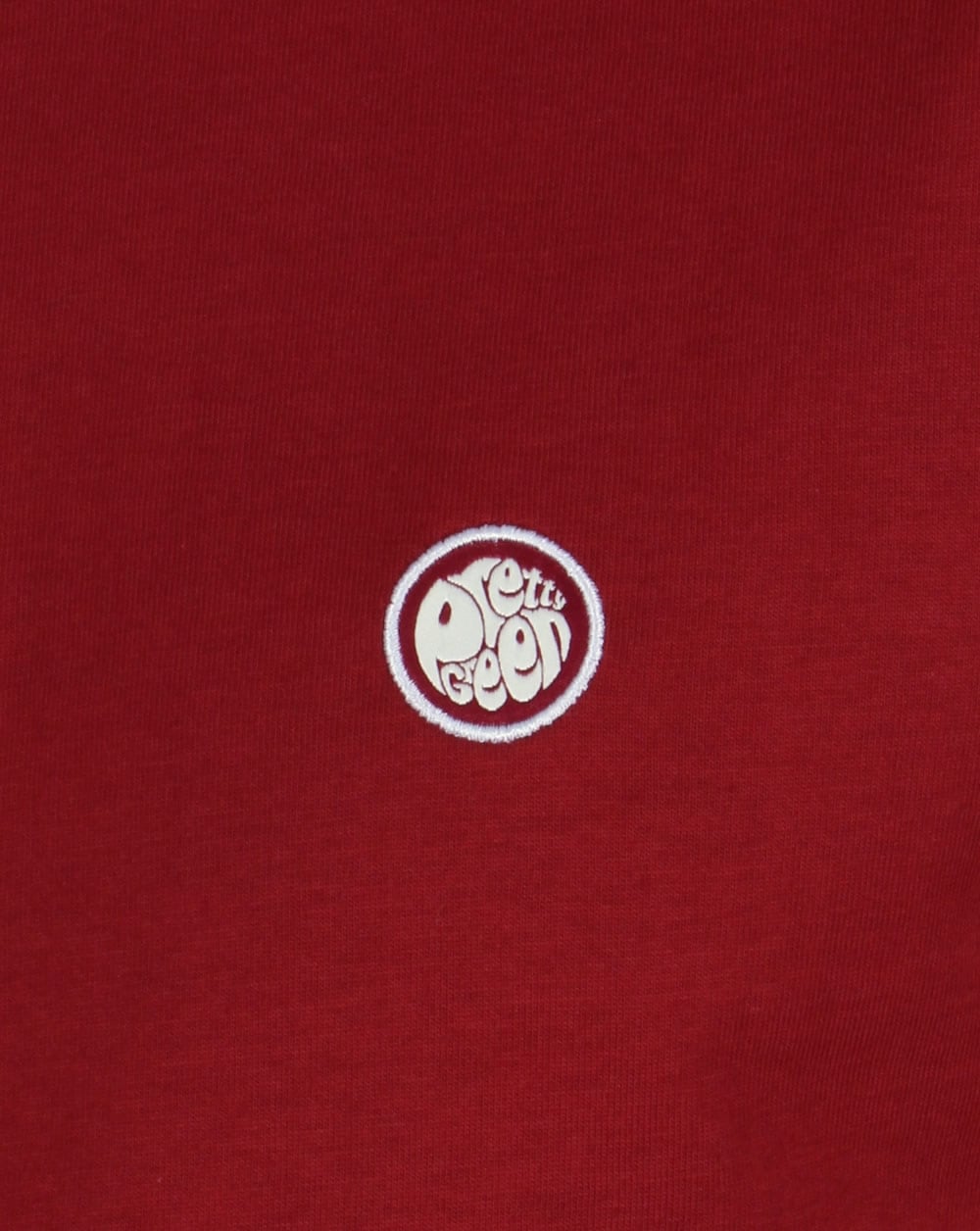 Pretty Green Crew Neck Tee Dark Red