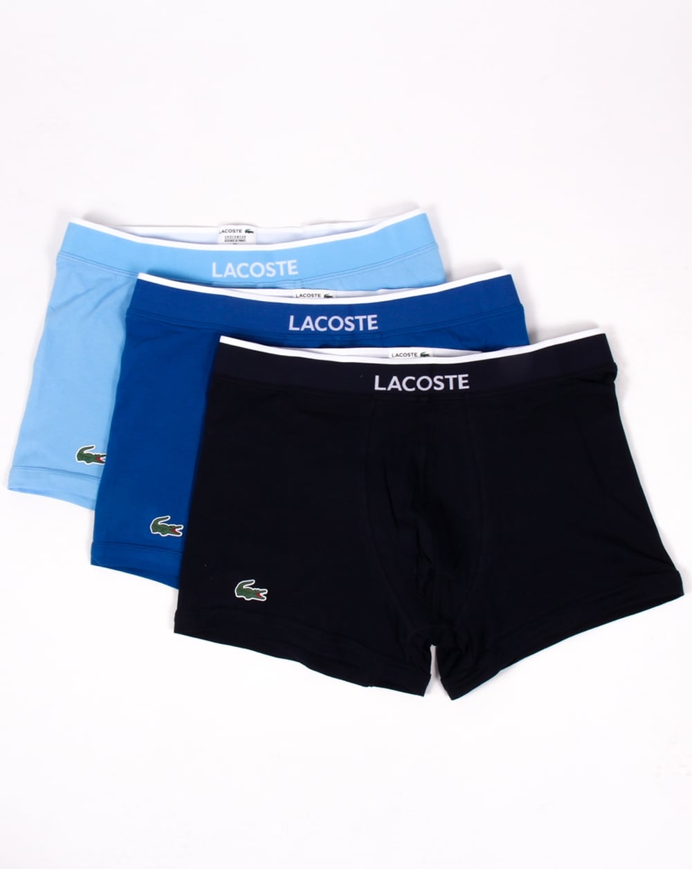 Lacoste Triple Pack Boxer Shorts Navy/royal/sky