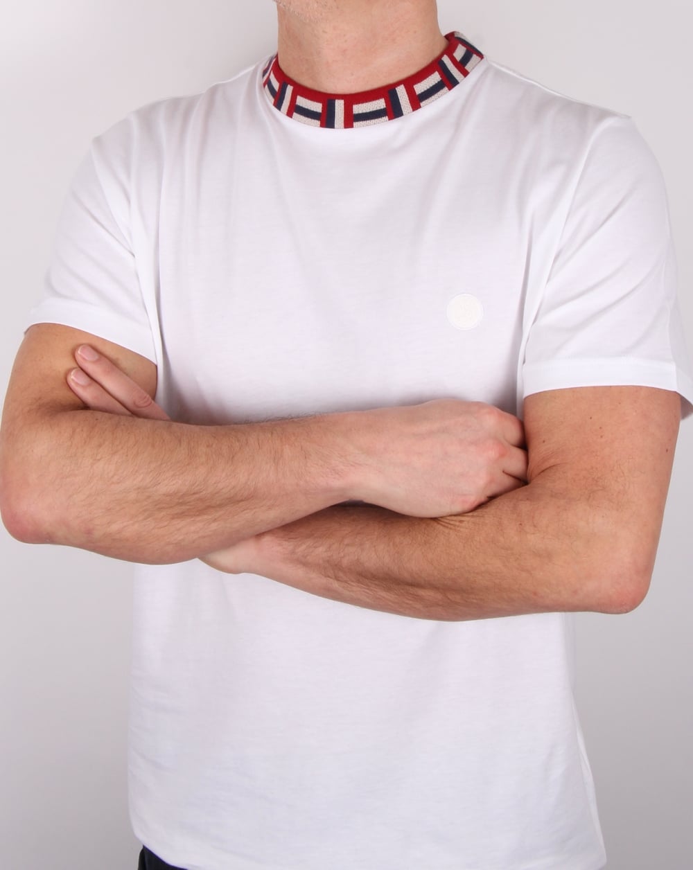 Pretty Green Plecteom T Shirt White