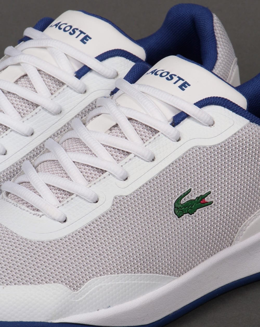 Lacoste LT Spirit 117 Trainers White/Blue