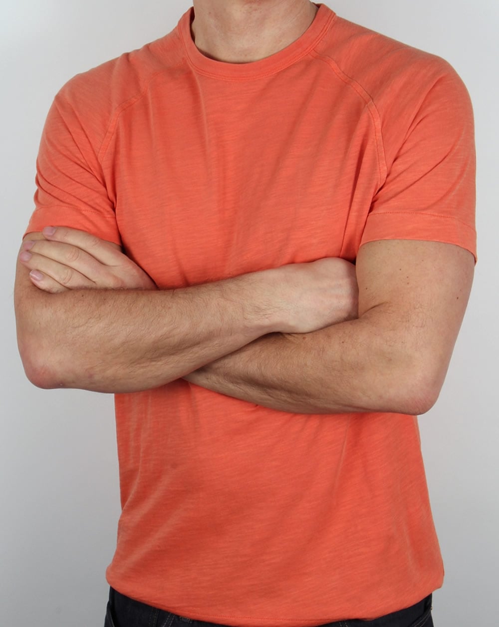 Ymc Television Raglan T Shirt Orange