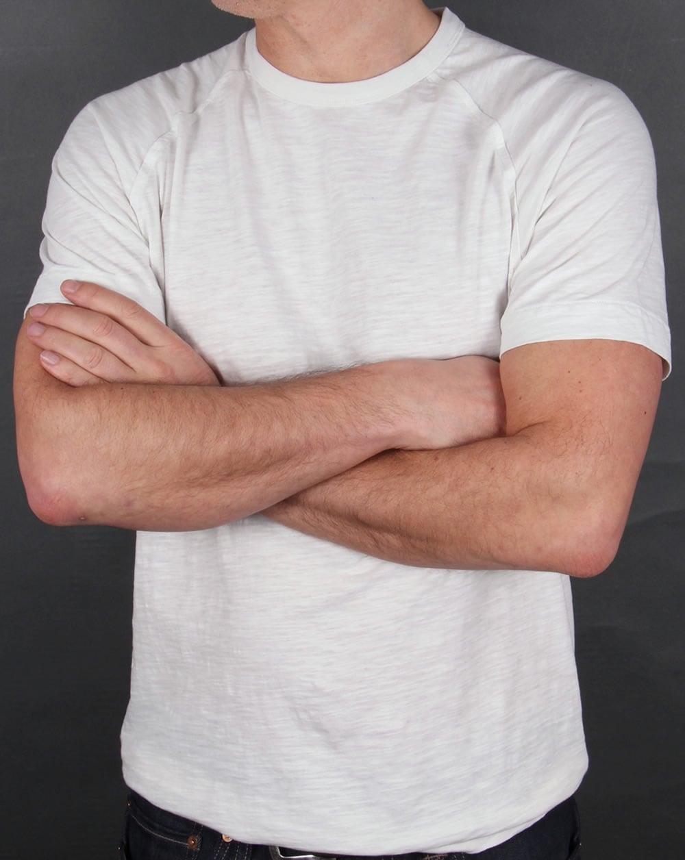 Ymc Television Raglan T Shirt White