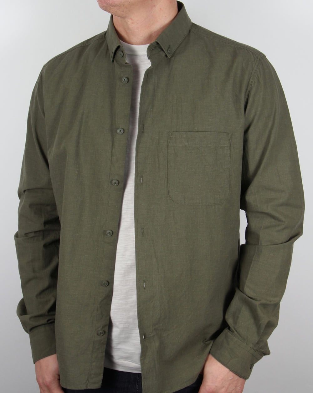Ymc Jan & Dean Shirt Green