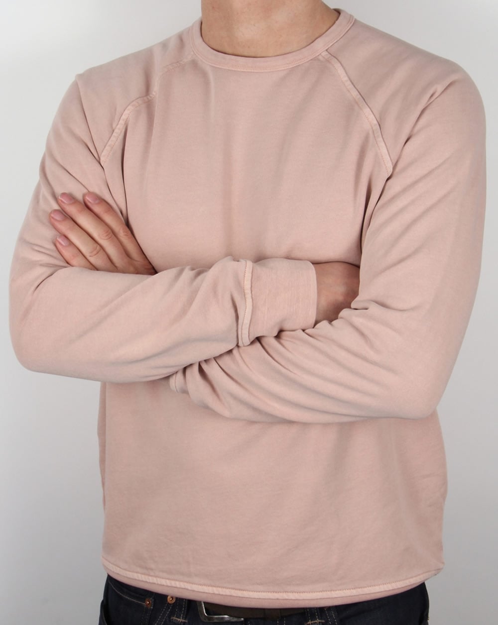 Ymc Almost Grown Sweatshirt Pink