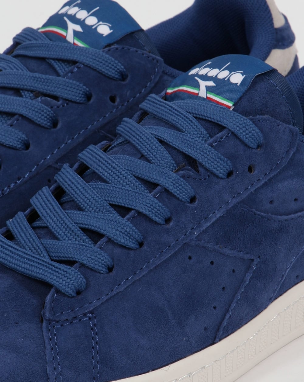 Diadora Game Low Suede Trainers Saltire Navy