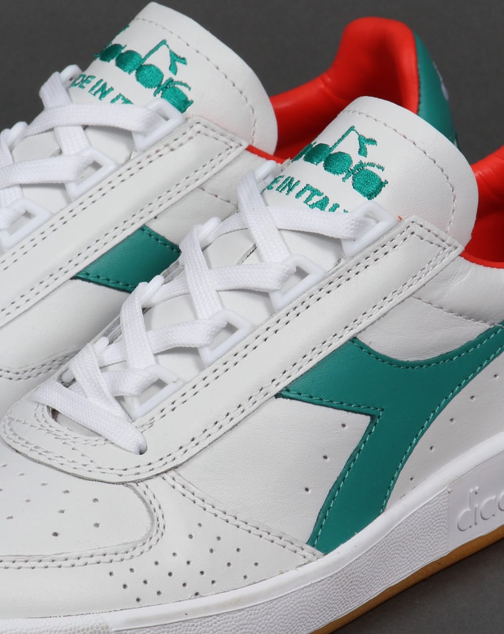 Diadora B. Elite Italia Trainers White/Porcelain Green