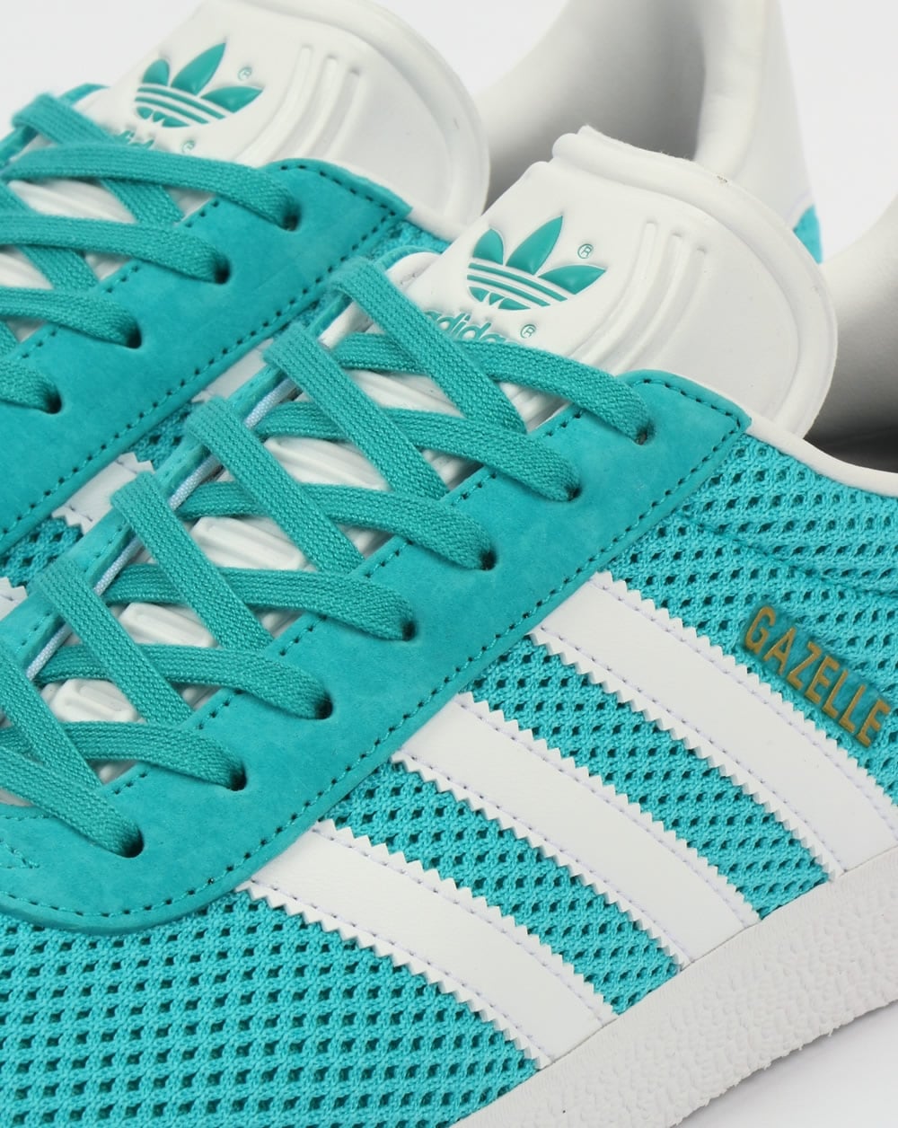 Adidas Gazelle Textile Trainers Energy Blue/White