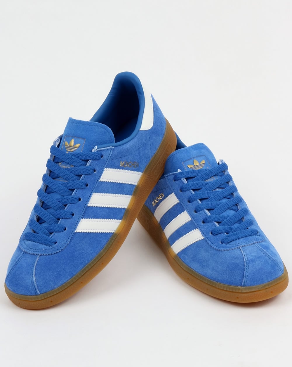 Adidas Munchen Trainers Royal Blue/White