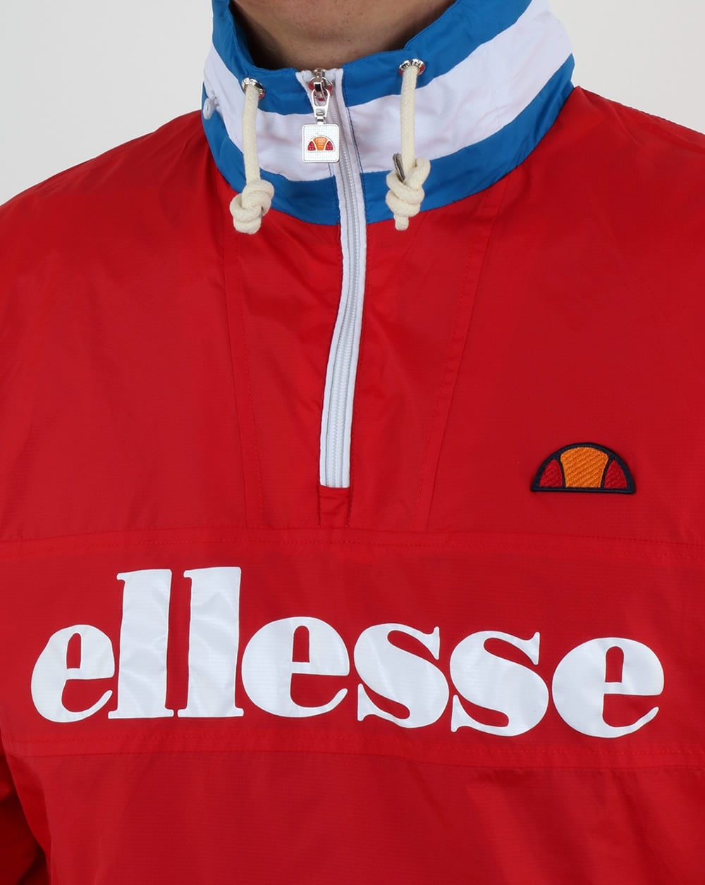 Ellesse Continental Hooded Jacket Red