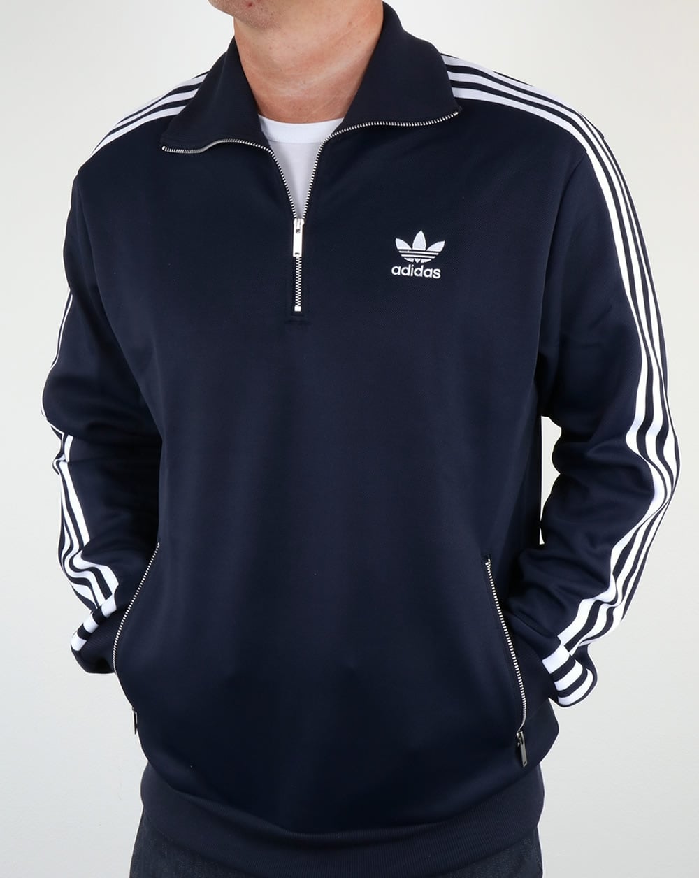 Adidas Originals 90s Half Zip Track Top Navy