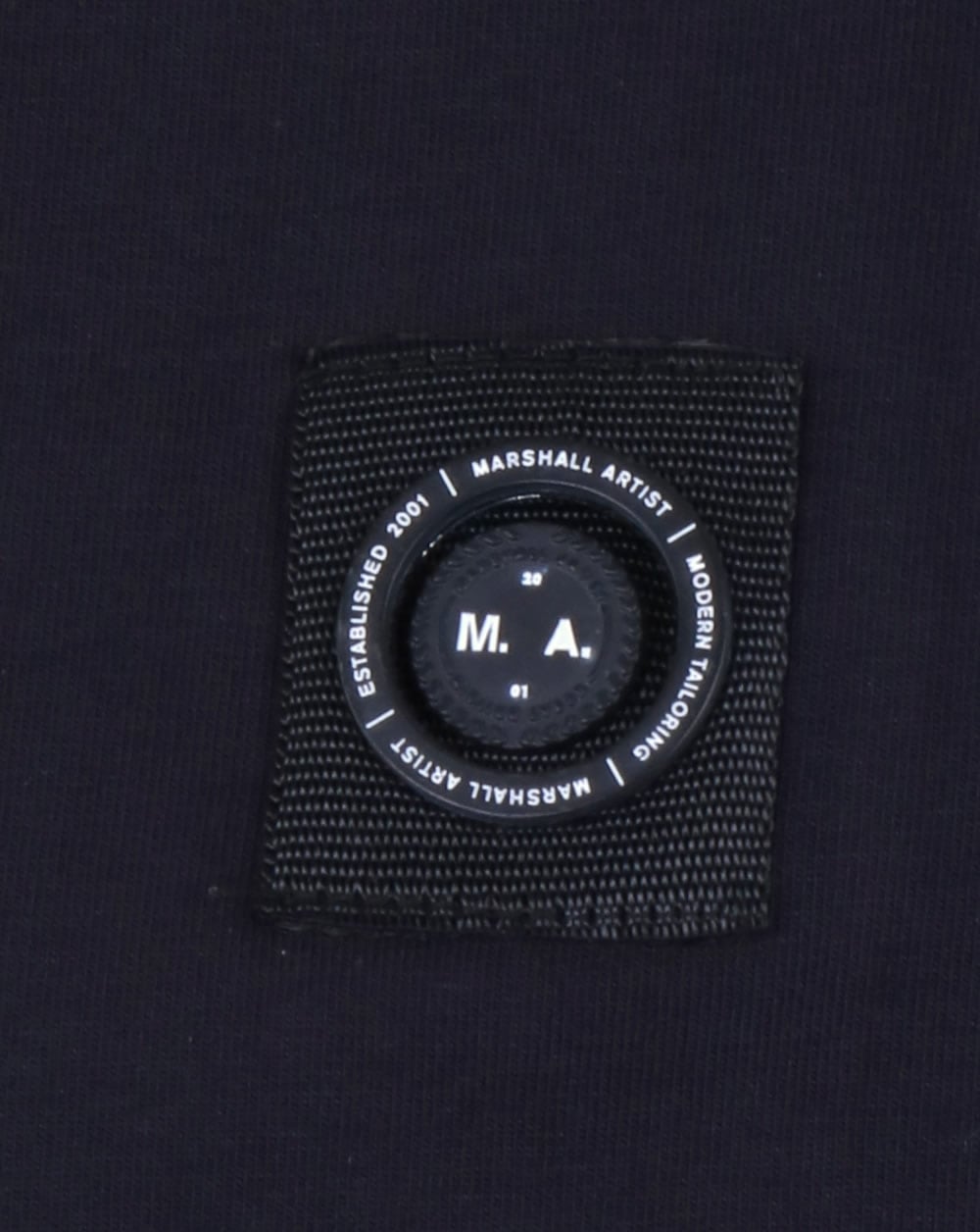 Marshall Artist Micro Siren T Shirt Navy