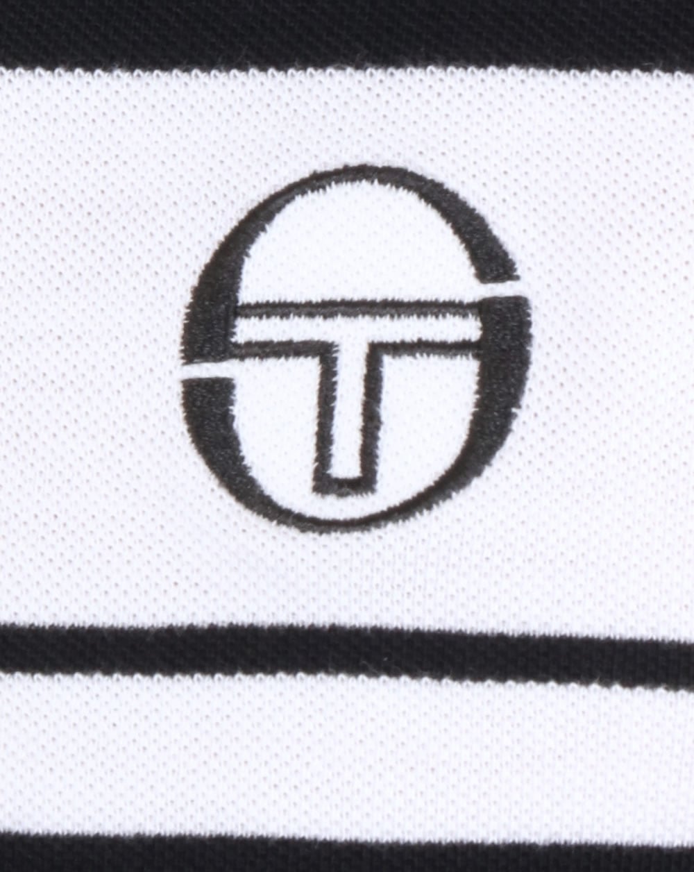 Sergio Tacchini Young Line Polo Shirt Black/White