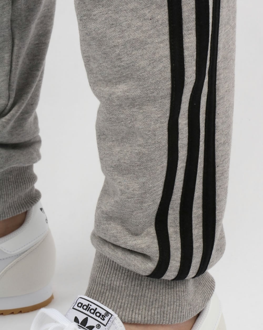 Adidas Originals 3 Striped Track Pants Grey Heather