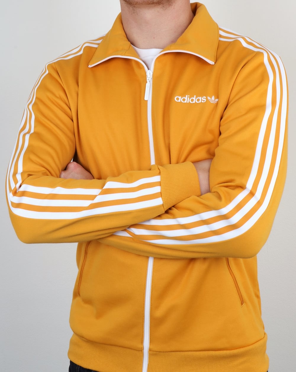Adidas Originals Beckenbauer Track Top Old Skool Yellow