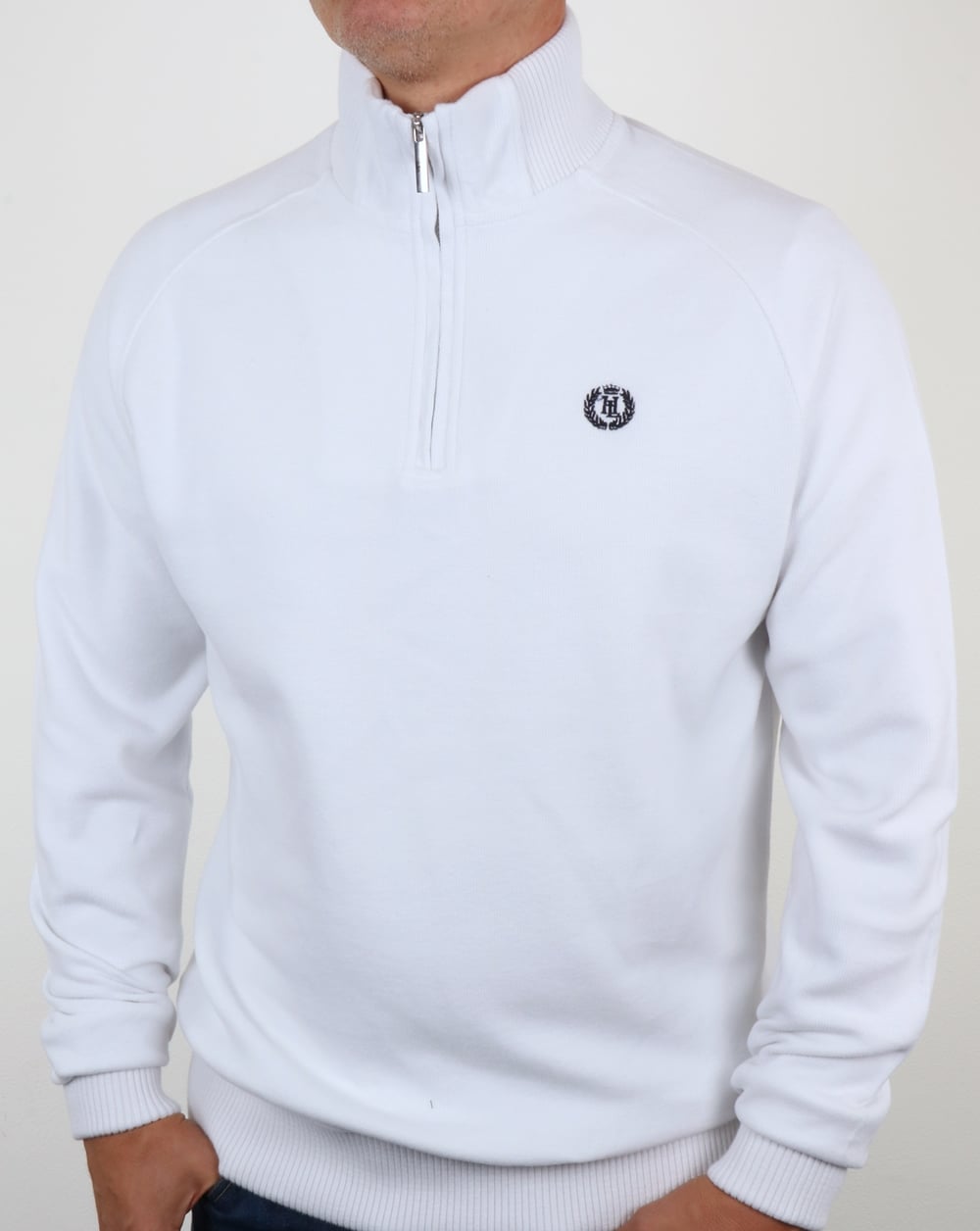 Henri Lloyd Rednor Half Zip Sweat White
