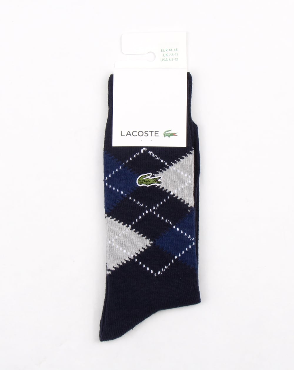 Lacoste Jacquard Socks Navy/silver