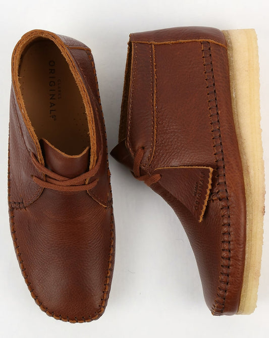 Clarks Originals Clarks Originals Weaver Boot Tan Leather