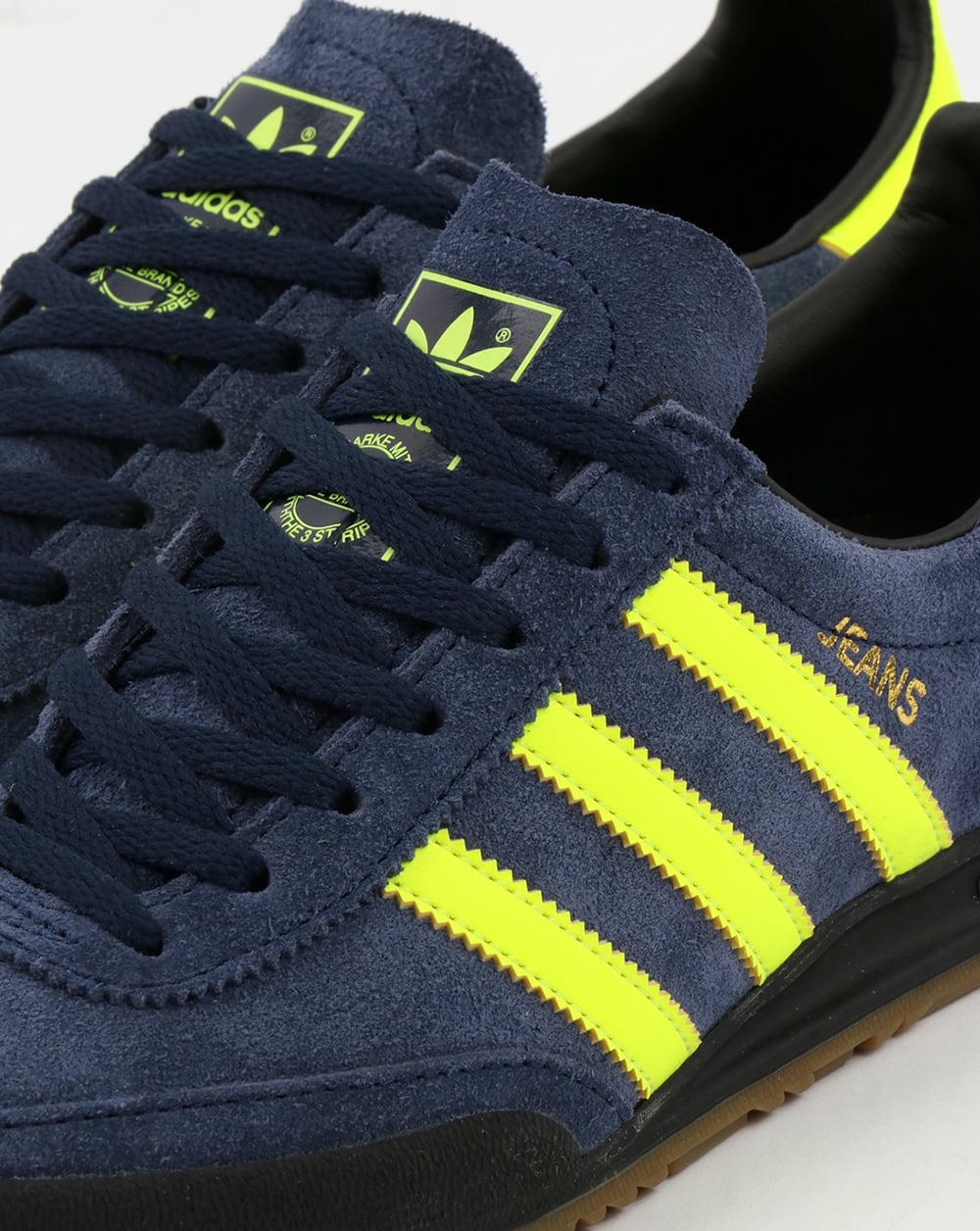 Adidas Jeans MK2 Trainers Navy/Solar Yellow