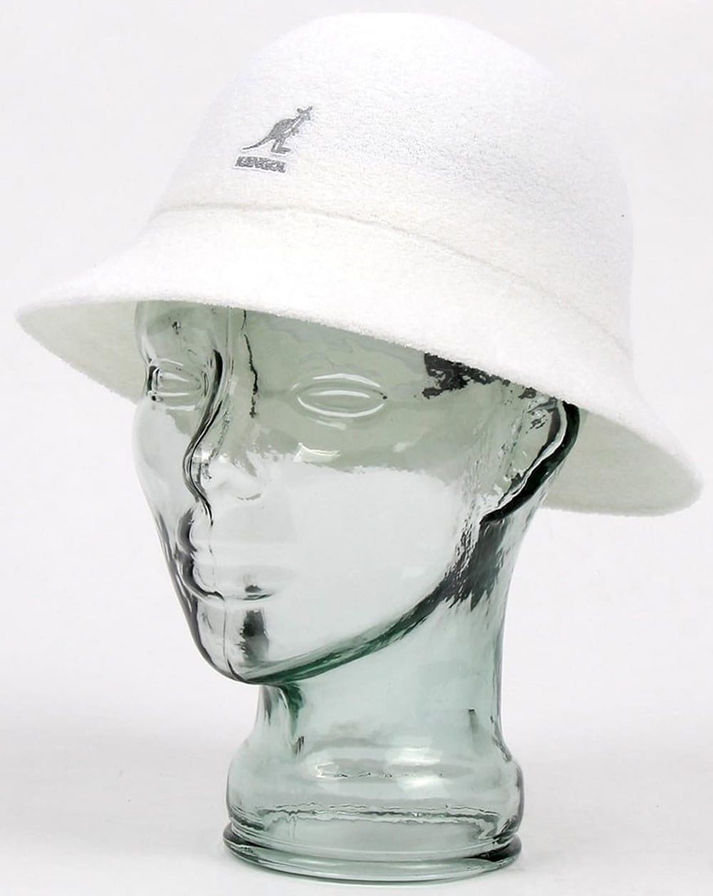KANEDA×KANGOLPlaid Bermuda Casual ハット　白 Kangol Bermuda Casual Bucket Hat White | 80s casual classics – 80s