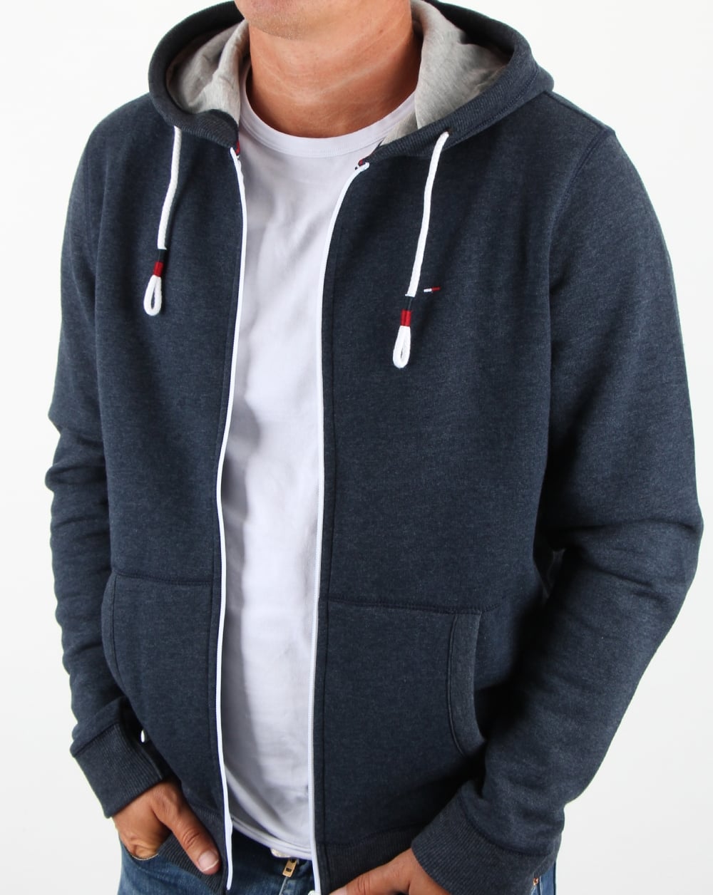 Tommy Hilfiger Cotton Fleece Hoody Navy