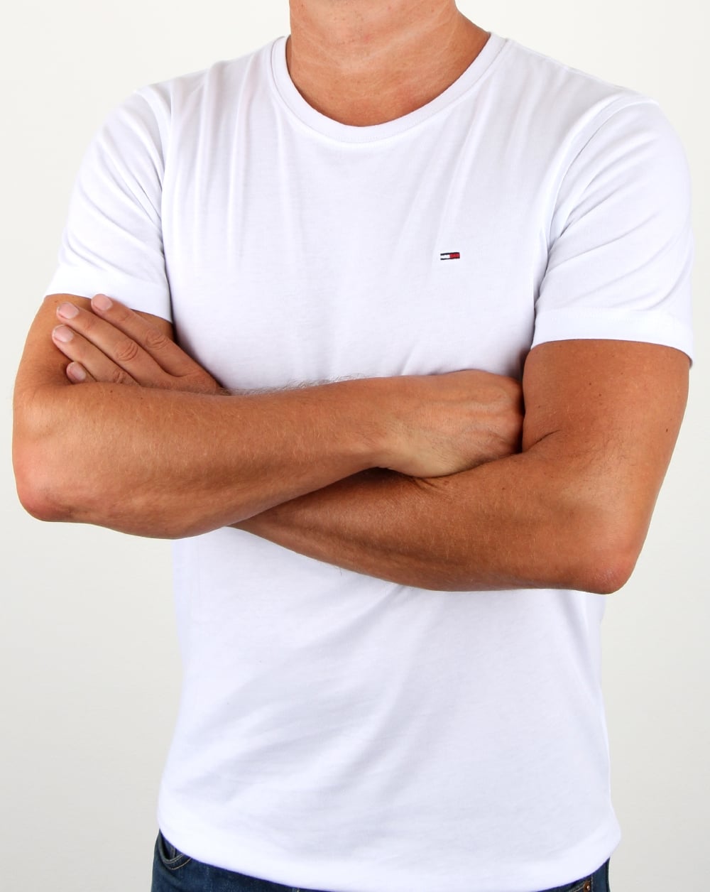 Tommy Jeans Crew Neck T Shirt White