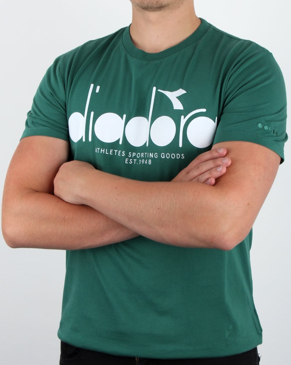 Diadora Logo T-shirt Posy Green
