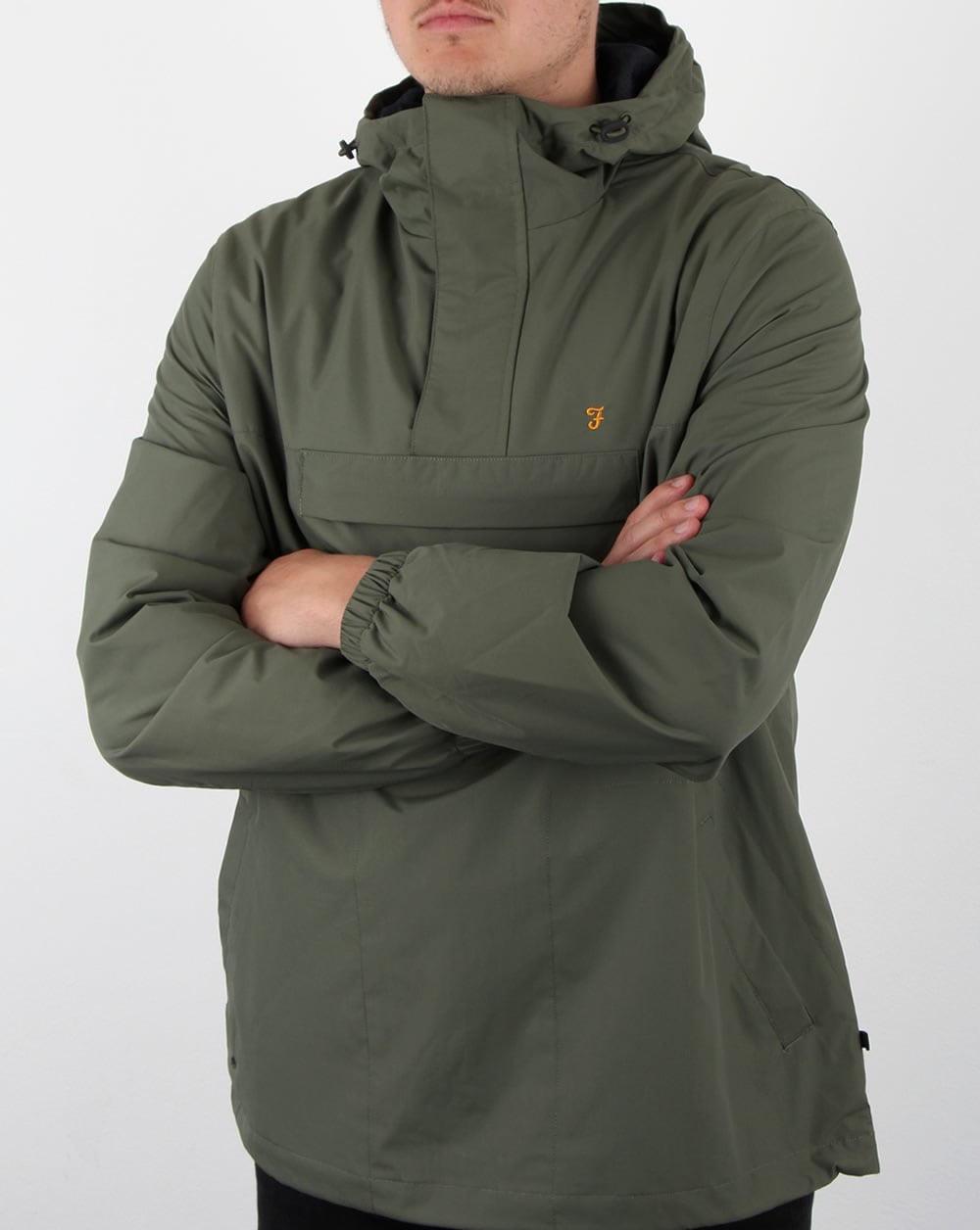 Farah Clydesdale Overhead Jacket Military Green