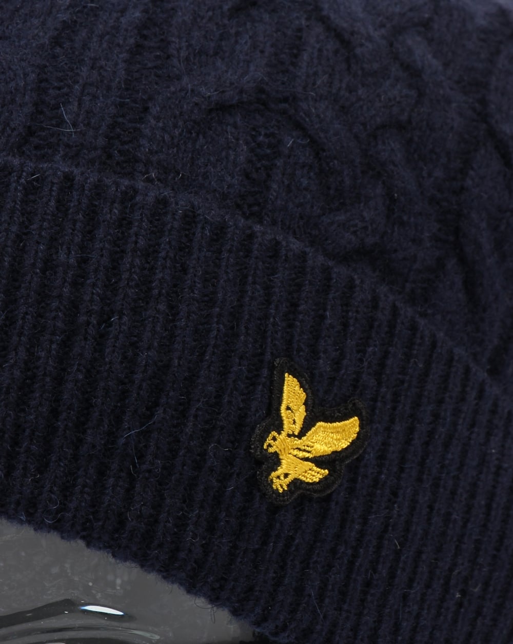 Lyle And Scott Cable Beanie Navy