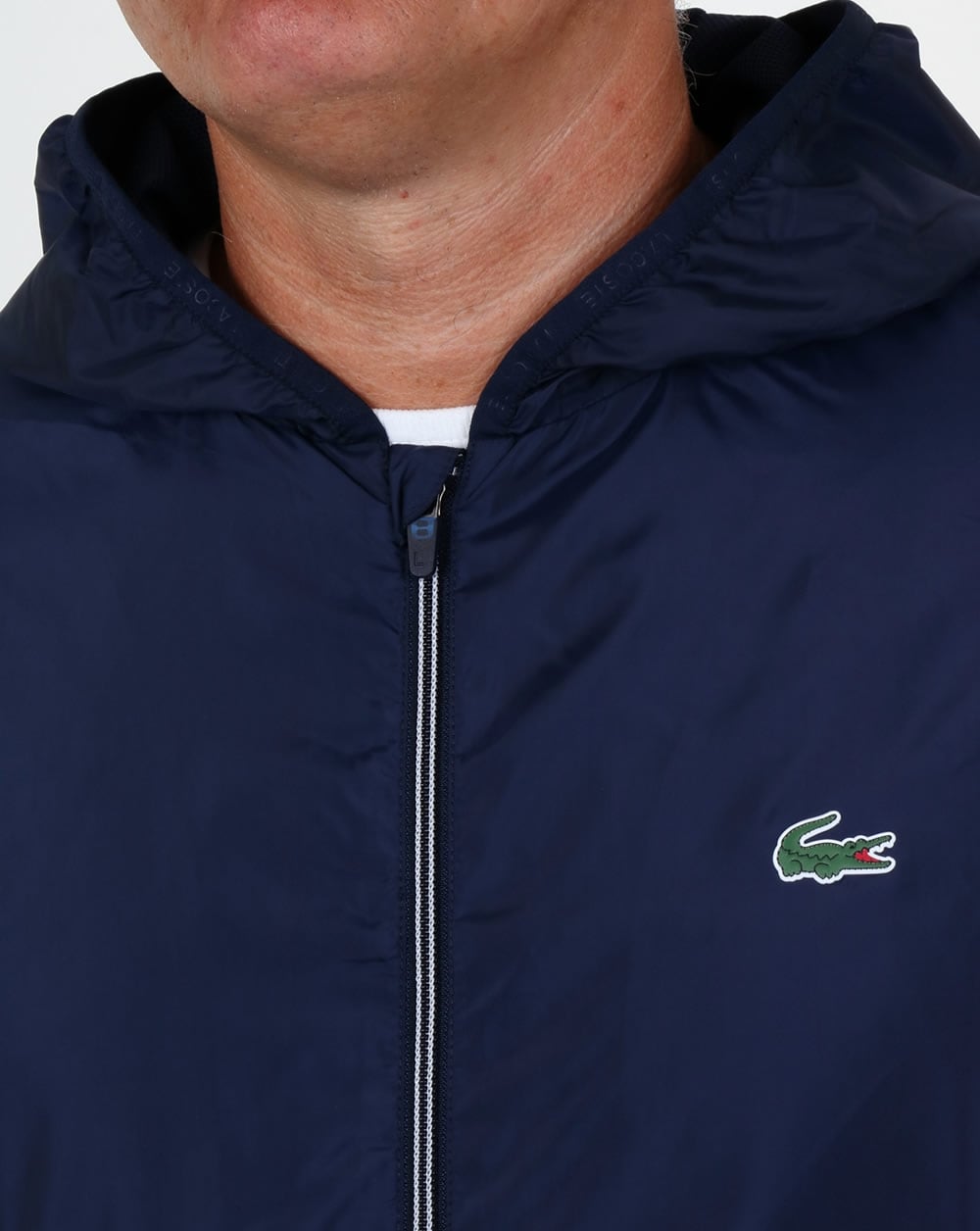 Lacoste Hooded Jacket Navy
