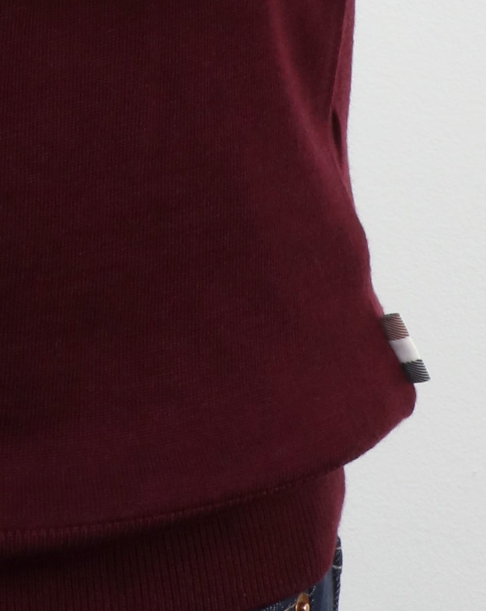 Aquascutum Carston Merino Knit Bordeaux