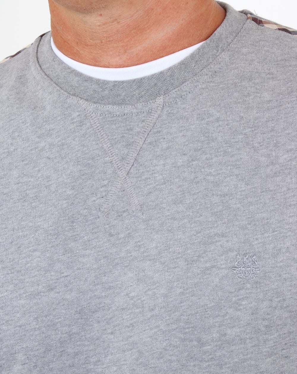 Aquascutum Oliver Crew Neck Sweat Grey