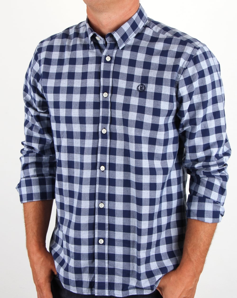 Henri Lloyd Ramore Check Shirt Navy White