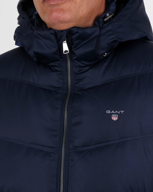 Gant Gant Down Filled Padded Jacket Marine Blue