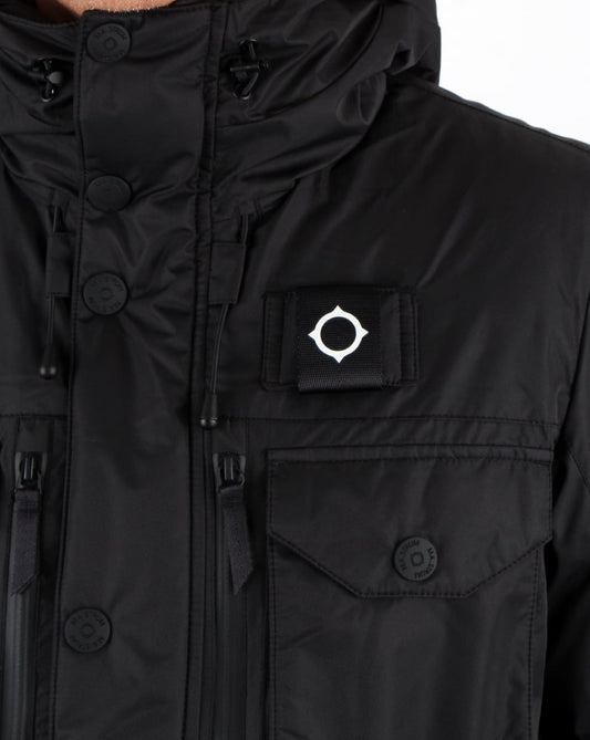 Ma.Strum Ma.strum Greyback Down Fill Parka Black